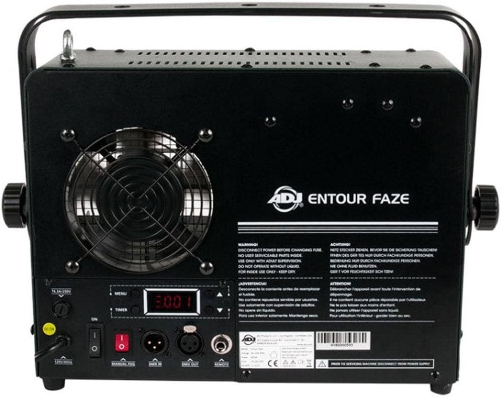 ADJ Products, Entour Faze, 450W Water-Based Thin Mist Fog Machine ENT008
