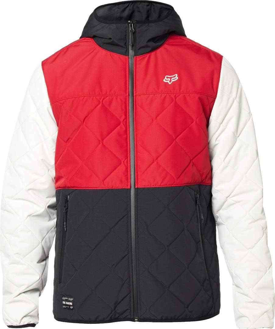 Fox Racing Men's Standard Skyline Jacket, Black/Red, 2X