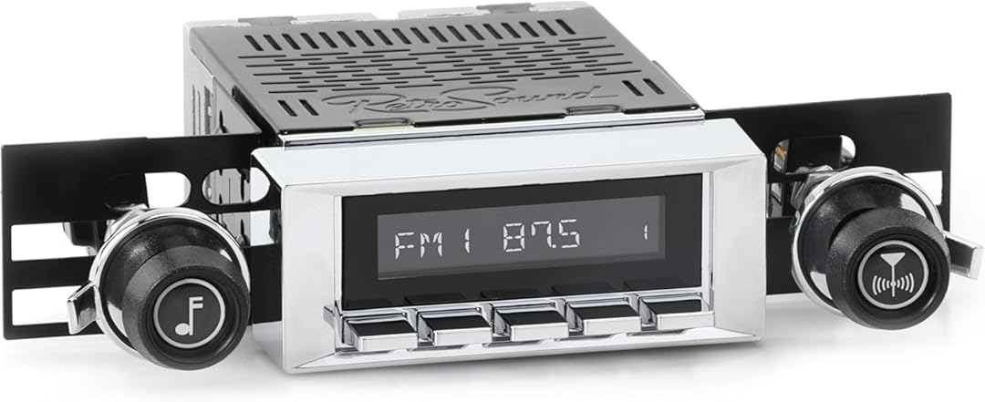 RetroRadio Compatible with 1968-70 Chevrolet El Camino Features Include Bluetooth, HD, SiriusXM Ready, AM/FM LC-M4-117-120-37-73C3