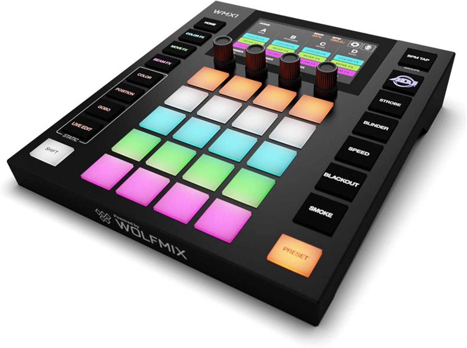 American DJ WMX1 MK2 Wolfmix Powered Standalone DMX LED Lighting Controller ADJ