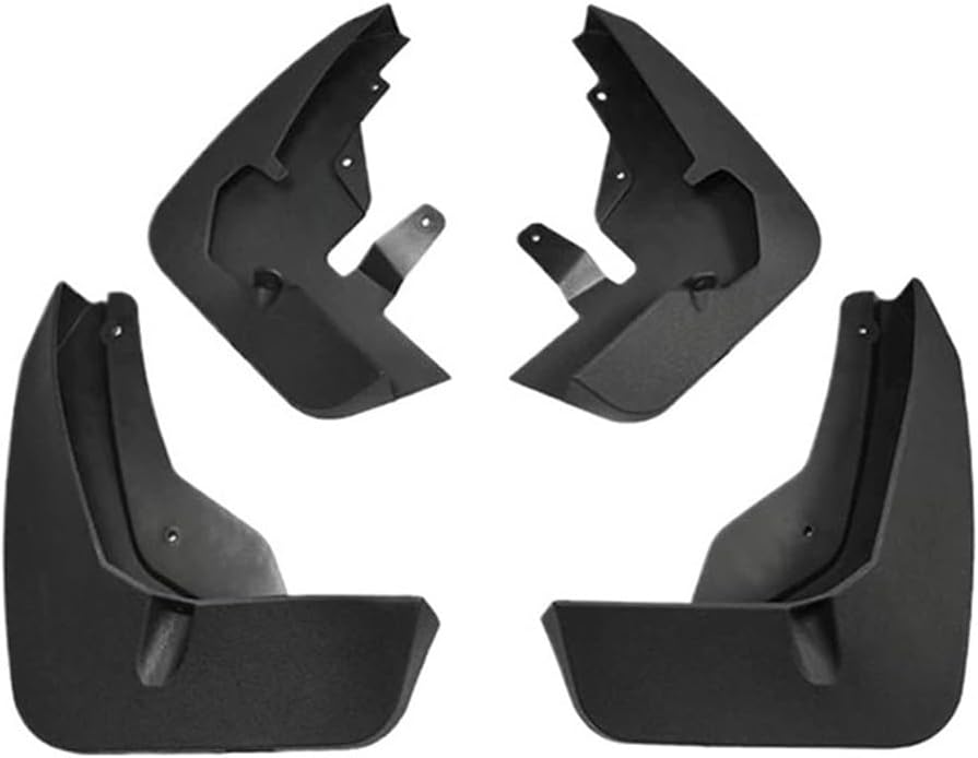 Compatible For Chevrolet Suburban Tahoe 2021 2022 2023 2024 Mudguard Fender Mud Flaps Guard Splash Mudflaps Car Accessories Front Rear 4pcs(Fixed pedal model)