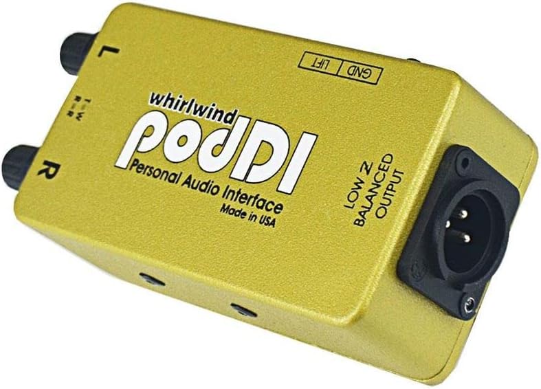 Whirlwind PodDI 1-channel Passive iPod/iPhone Direct Box