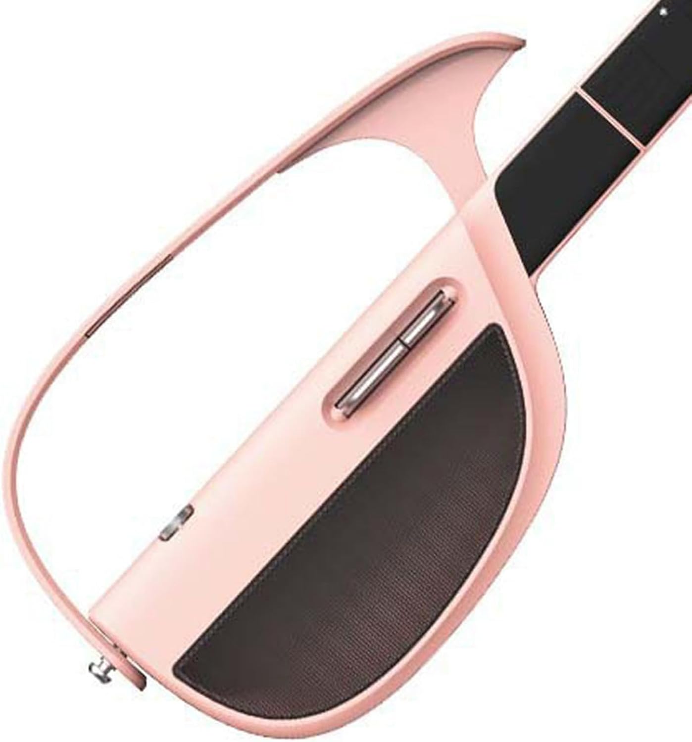 Bewinner Smart Stringless Electric Guitar, Fusion Accompaniment Guitar with Earphone Jack, Automatic Playing Chord Accompaniment, Playing and Singing One Person Band (Pinkish)
