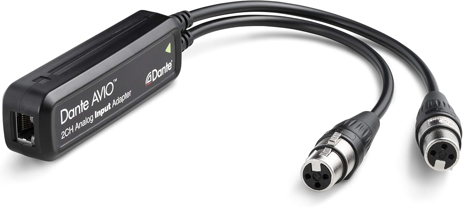 Audinate Dante AVIO 2-Channel Analog Input Adapter