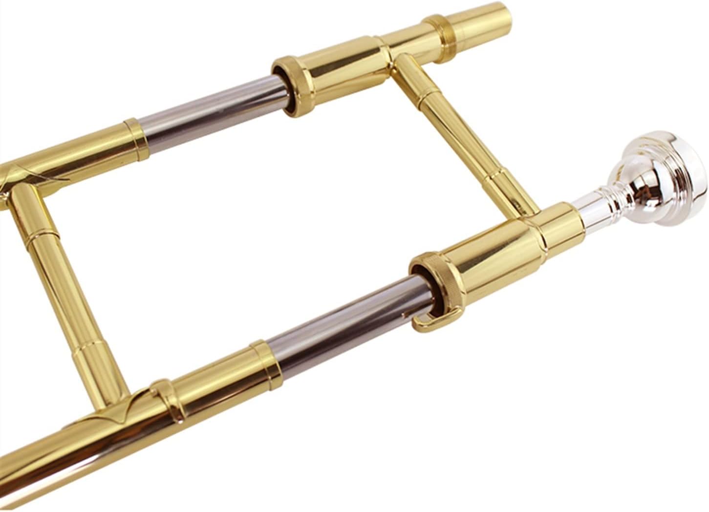 TSTS Professional B Flat Tenor Trombone Instrument for Beginners and Bands Beginner Trombone