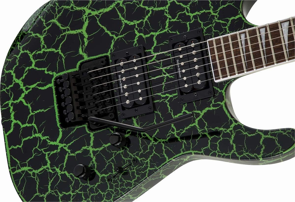 Jackson X Series Soloist SLX Crackle Electric Guitar (Green Crackle)