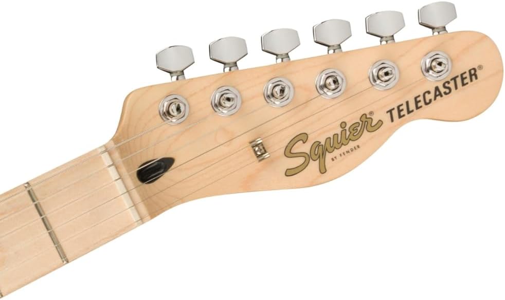 Fender Telecaster Guitar Squier Affinity Series Maple Fingerboard, 3-Color Sunburst Bundle with 12x Fender Guitar Picks & Liquid Audio Instrument Polishing Cloth