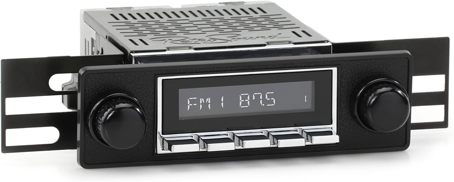 RetroSound Classic Car Stereo Compatible with 1969-74 Alfa Romeo Berlina (HC-M2-403-36-96AR1) Includes Bluetooth, USB, AM/FM