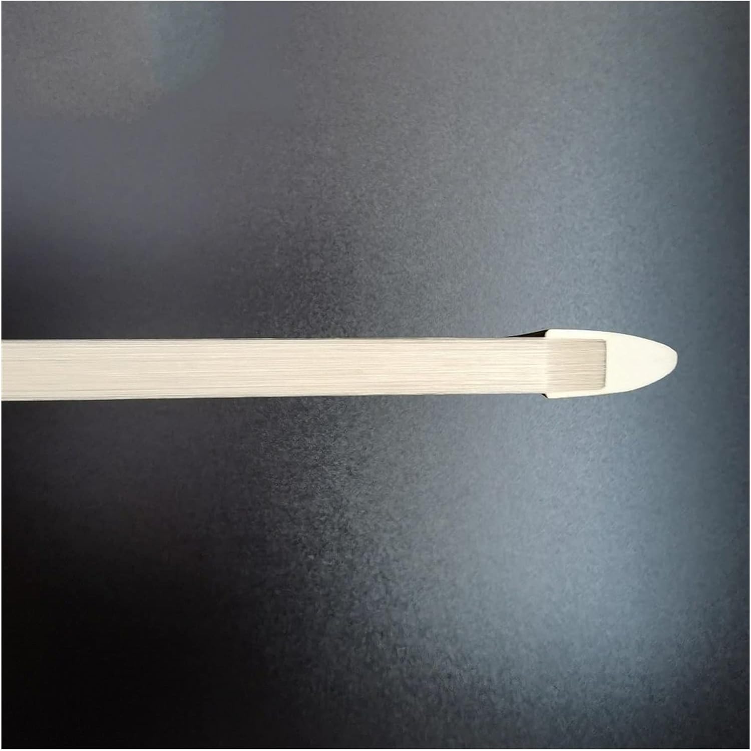 TSTS 4/4 Size Bass Bow Brazilwood Round Stick Nickel Silver Parts Full Size Violin Bow (Color : 1/2)