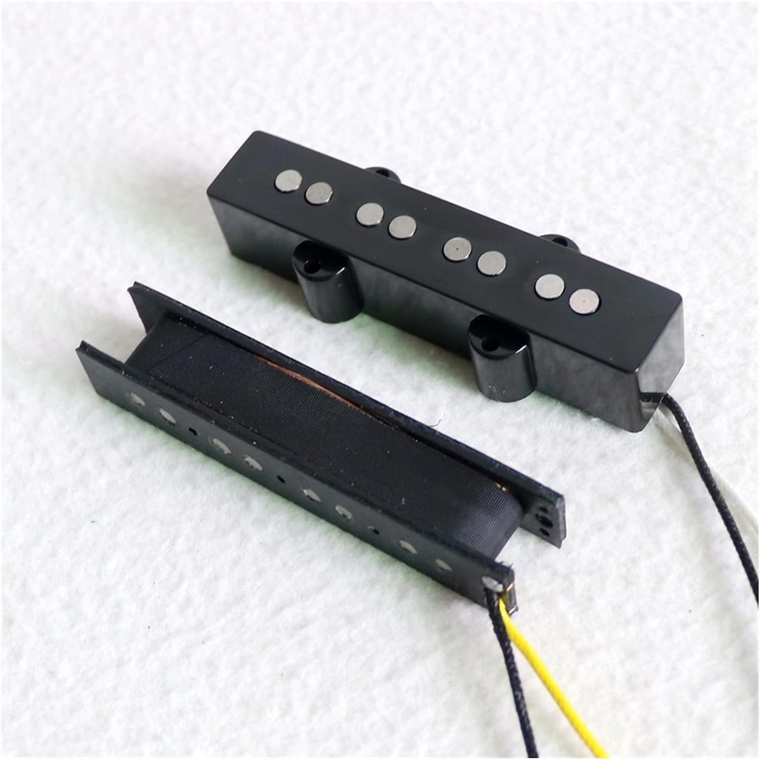 1 Set Alnico 5 Rod Fiber Bobbin 4 String Bass Pickup Guitar Pickup Parts Guitar humbucker Pickup