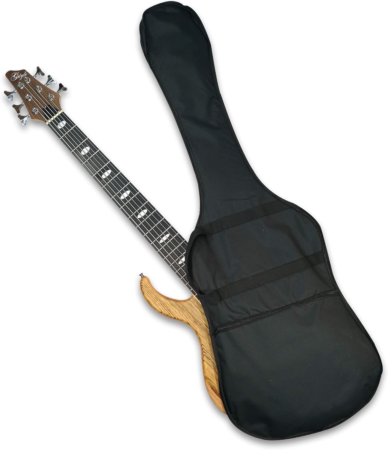 6 String Electric Bass Guitar Millettia Laurentii+Okoume body maple neck