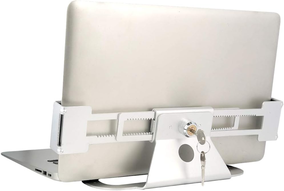 Laptop Security Lock Laptop Retail Anti Theft Holder Adjustable Width 29.5CM-45CM Strong Locks Made of All Metal