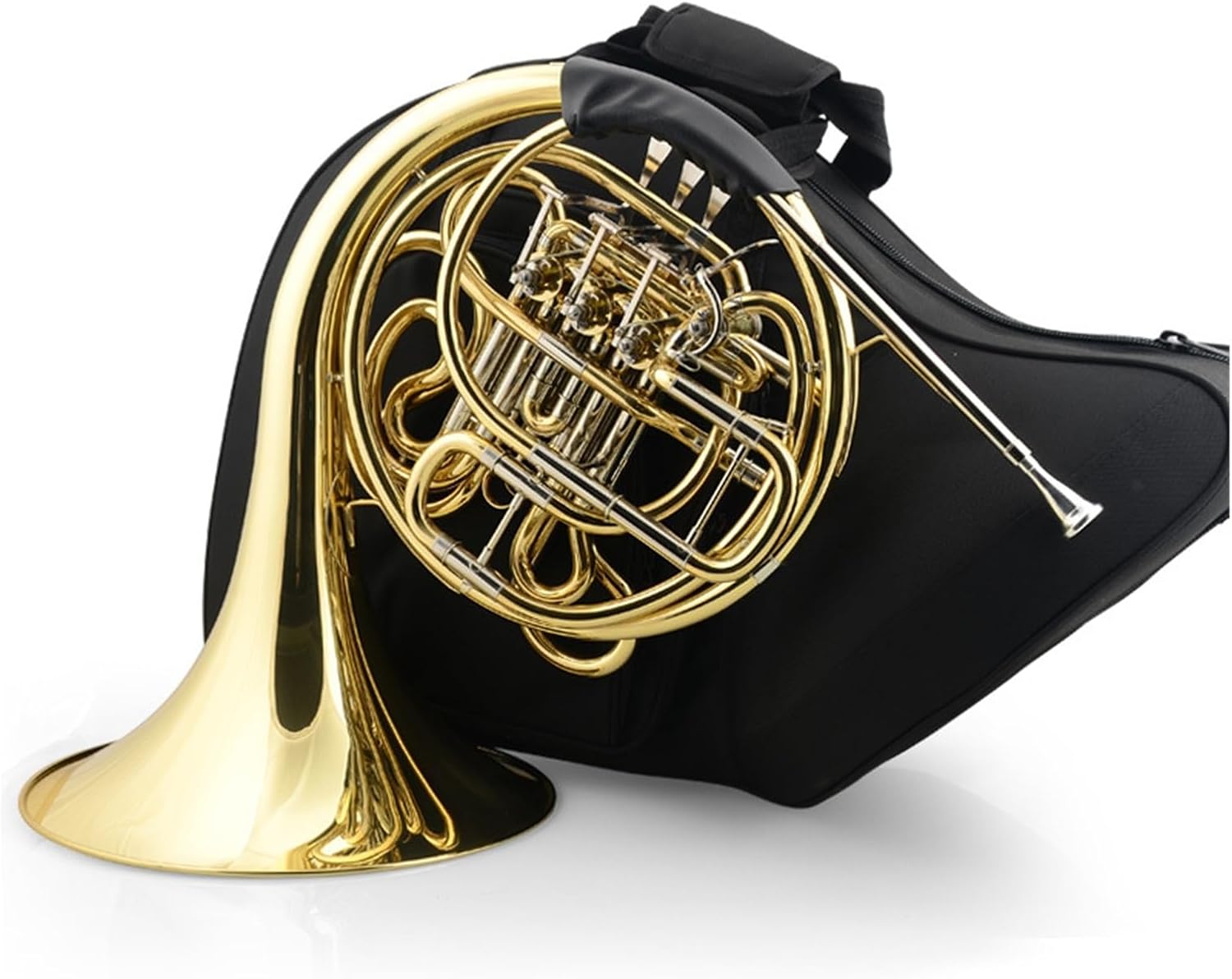 Professional Double B Flat French Horn Gold plated nickel