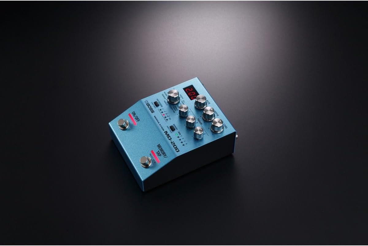 BOSS MD-200 Premium Quality Modulation Guitar Pedal, Blue (MD-200)