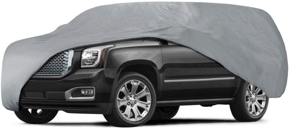 Motor Trend 4-Series Car Cover for Land Rover Range Rover 1994-2020 - All Weather Water-Resistant Snow Rain Dust Sun UV Full Coverage Protection Lightweight Single Layer Car Tarp - Up to 225