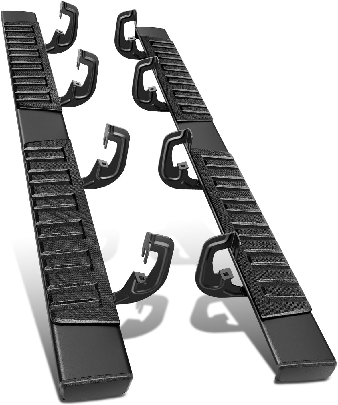 DNA MOTORING 6 Inches Running Boards Compatible with 07-18 Silverado / Sierra1500 Crew Cab, Aluminum Side Step Nerf Bars, STEPB-ZTL-8022