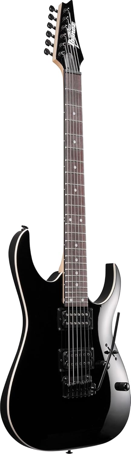 Ibanez GRGA120 RGA Gio Electric Guitar - Black Night Bundle with Gig Bag, Tuner, Strap, Instrument Cable, Austin Bazaar Instructional DVD, and Polishing Cloth