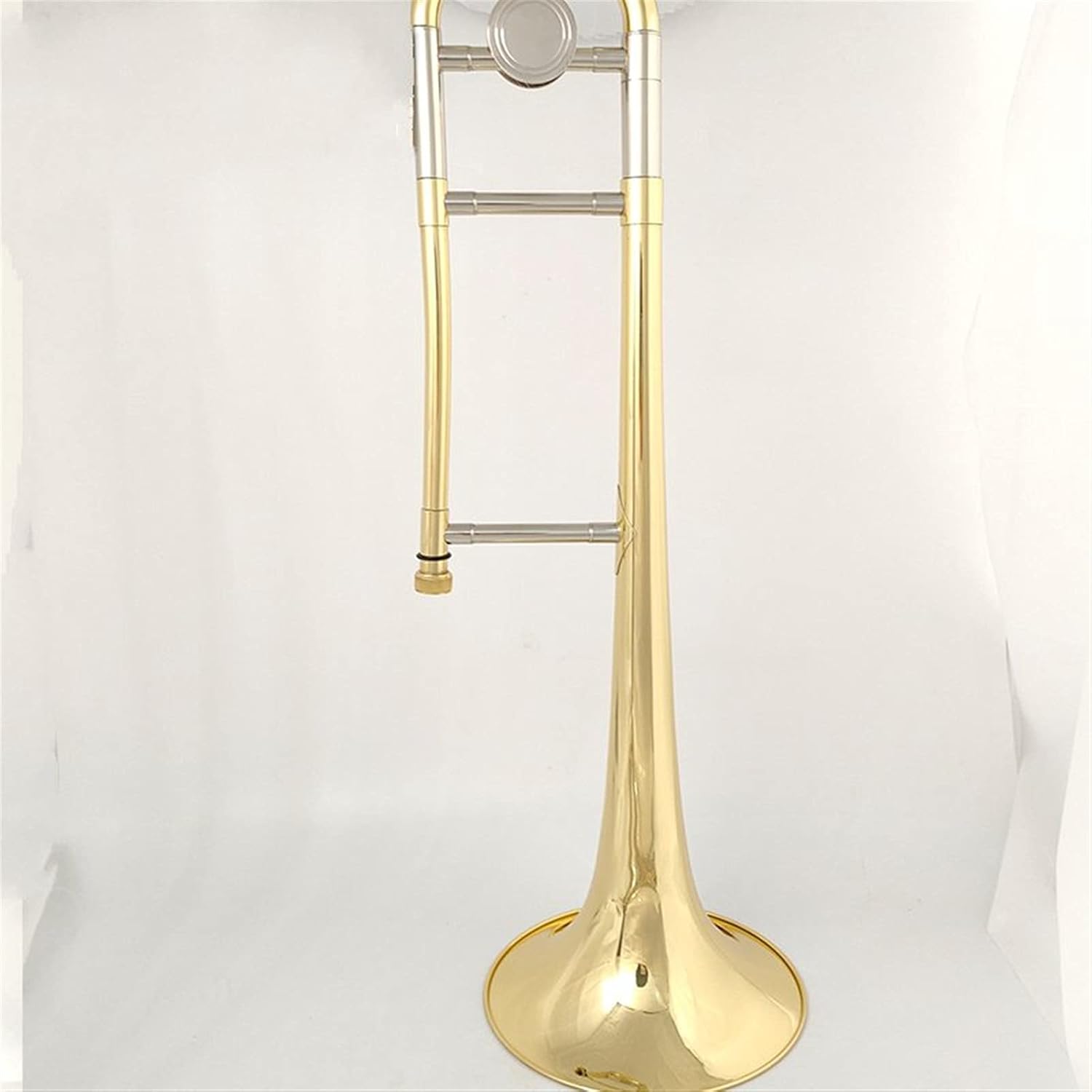 Student Trombone Tenor Trombone Bb Tone with Mouthpiece Carry Case Cleaning Cloth Trombone Kit