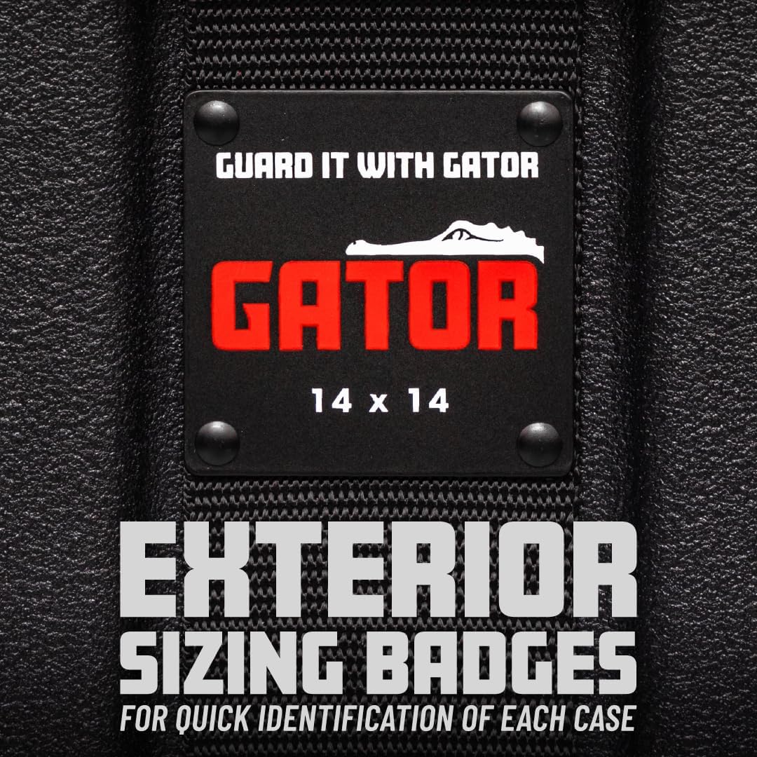 Gator Cases Gator Grooves Roto-Molded Tom Case with Padding; 12