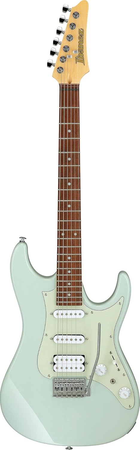Ibanez AZES40 AZES Standard Electric Guitar - Mint Green Bundle with Amplifier, Gig Bag, Tuner, Cable, Picks, Austin Bazaar Instructional DVD, and Polishing Cloth