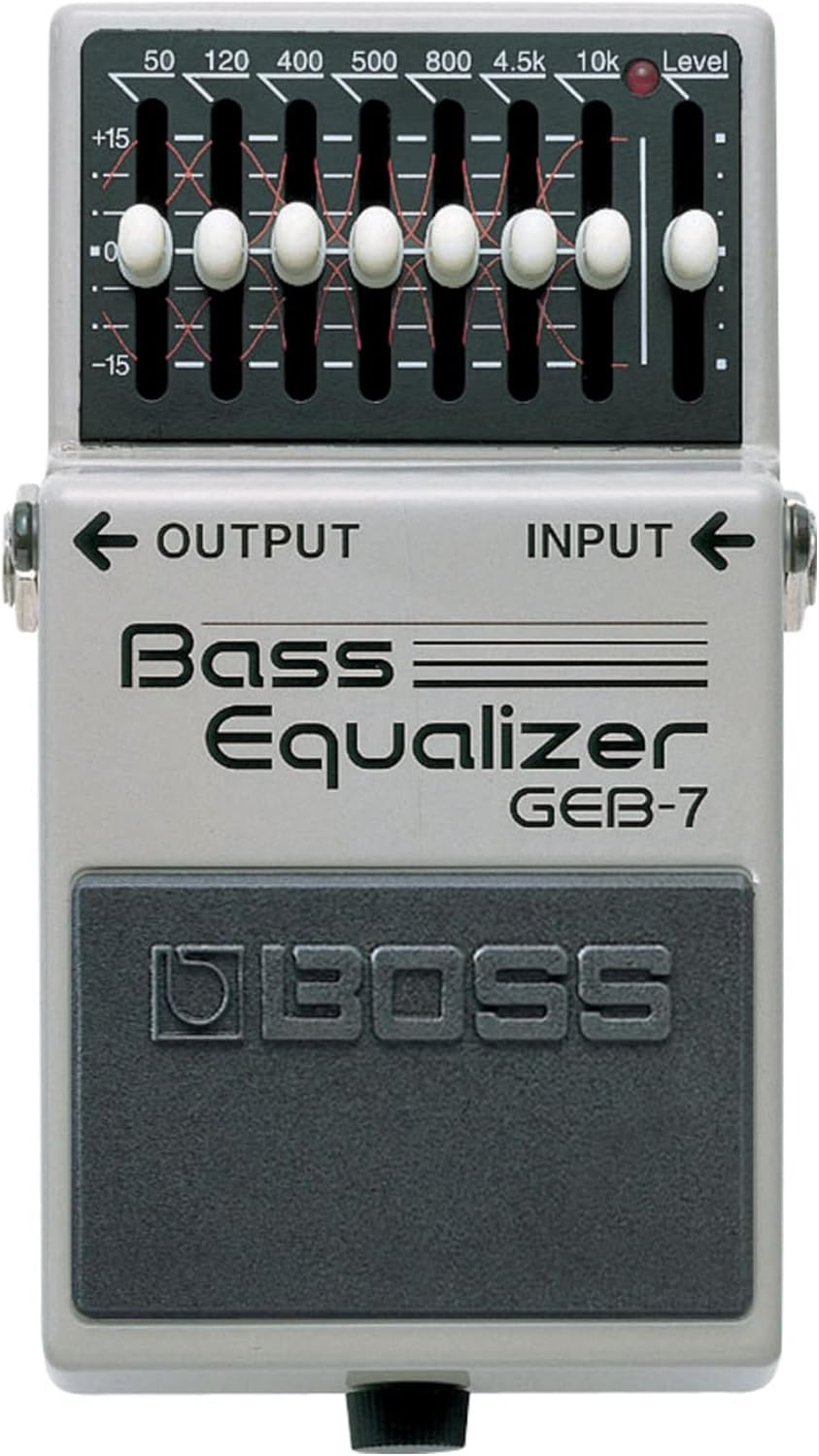 BOSS GEB-7 Seven-Band Graphic Bass Equalizer Guitar Pedal