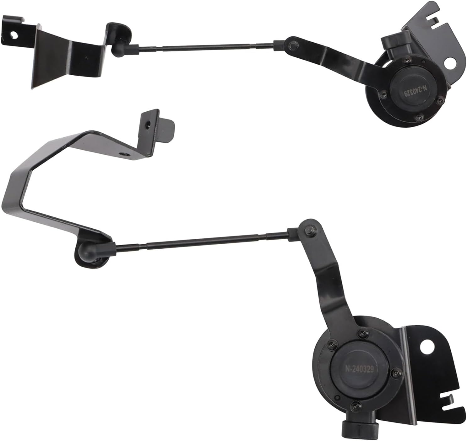 TRQ Front Ride Leveling Height Sensor Driver & Passenger Side Compatible with 2001-2006 Chevrolet Suburban 2500 GMC Yukon XL 2500