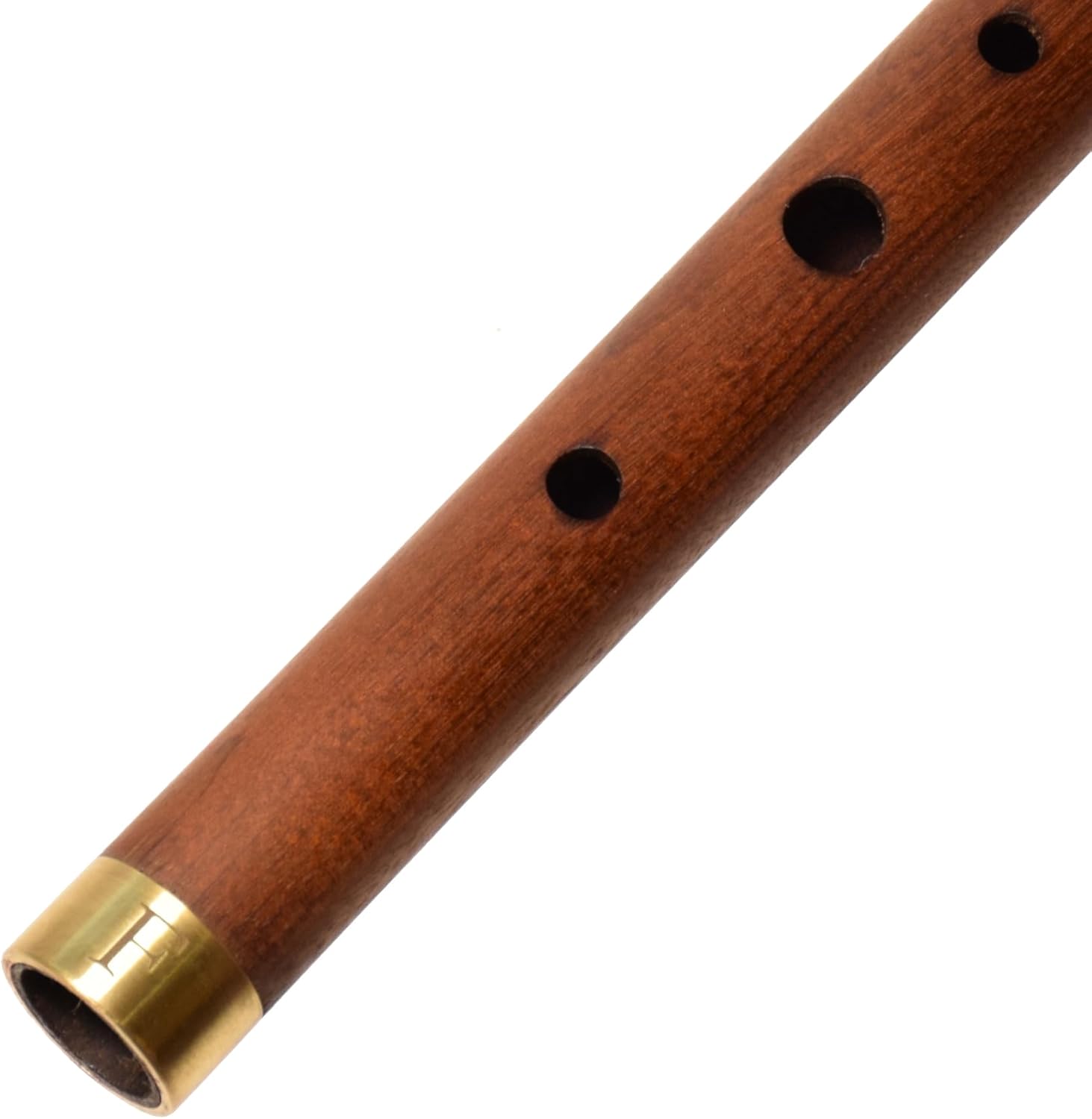 Key of F Wooden Whistle VFC-01 Great Sound Hand Carved Stabilized wood Traditional Folk Wind Instrument Orchestra Flute Unique Woodwind Handmade, Brown wood