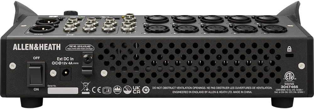 Allen & Heath CQ-18T 16-Channel Digital Mixer with Decksaver Allen & Heath CQ-18T Cover