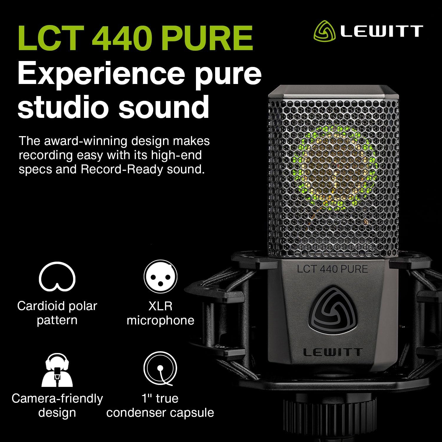LEWITT LCT440PURE Large Diaphragm Condenser Mic