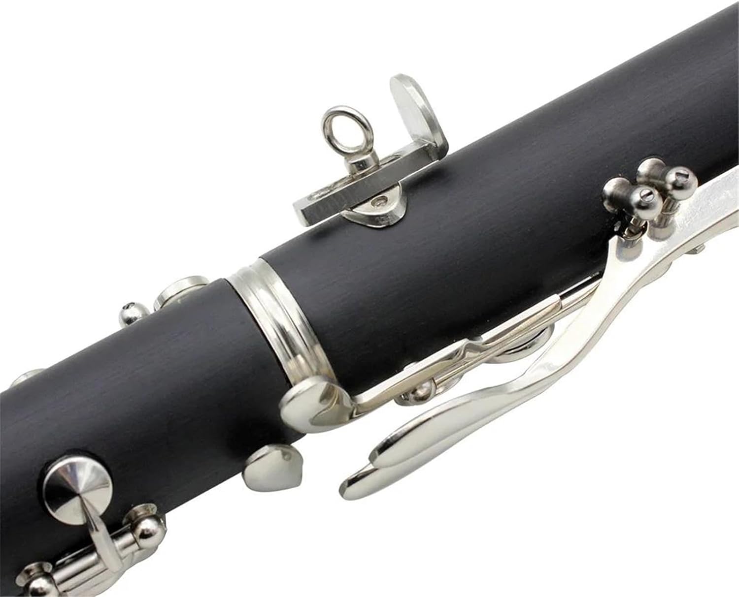 Clarinet Musical Instruments Bb Professional Clarinet 17 Keys 6 Ring Clarinet Portable Abs Clarinet Woodwind Instrument(Green)