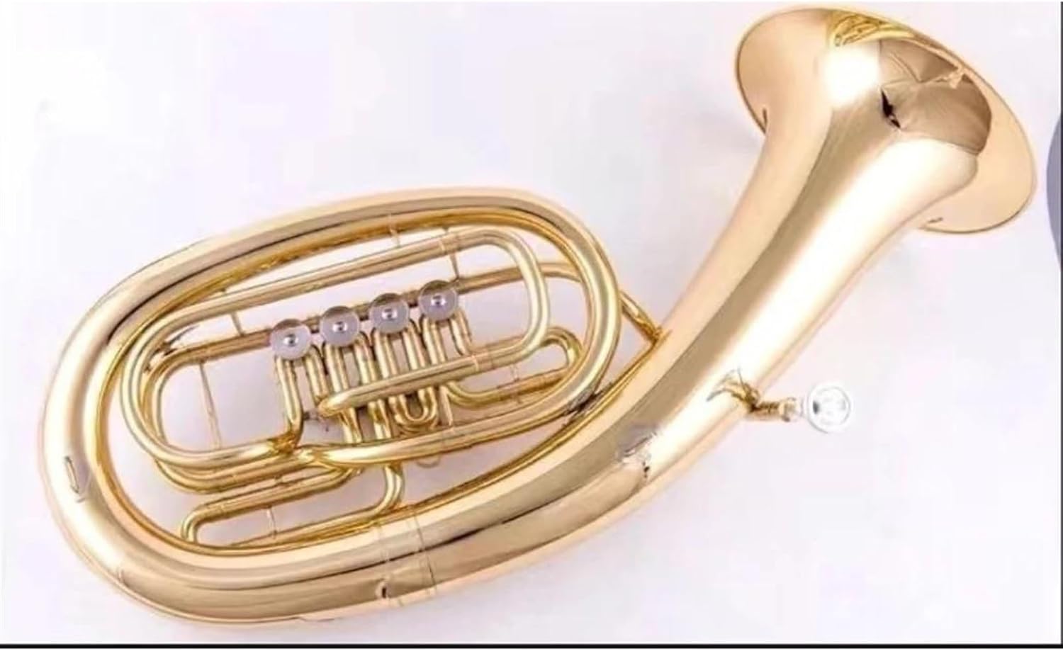 Beginner euphonium Japan Brass Gold-plated Baritono B-flat Tenor Professional-grade Euphon 4-key Euphonium Instrument Trumpet Horn(4keys)