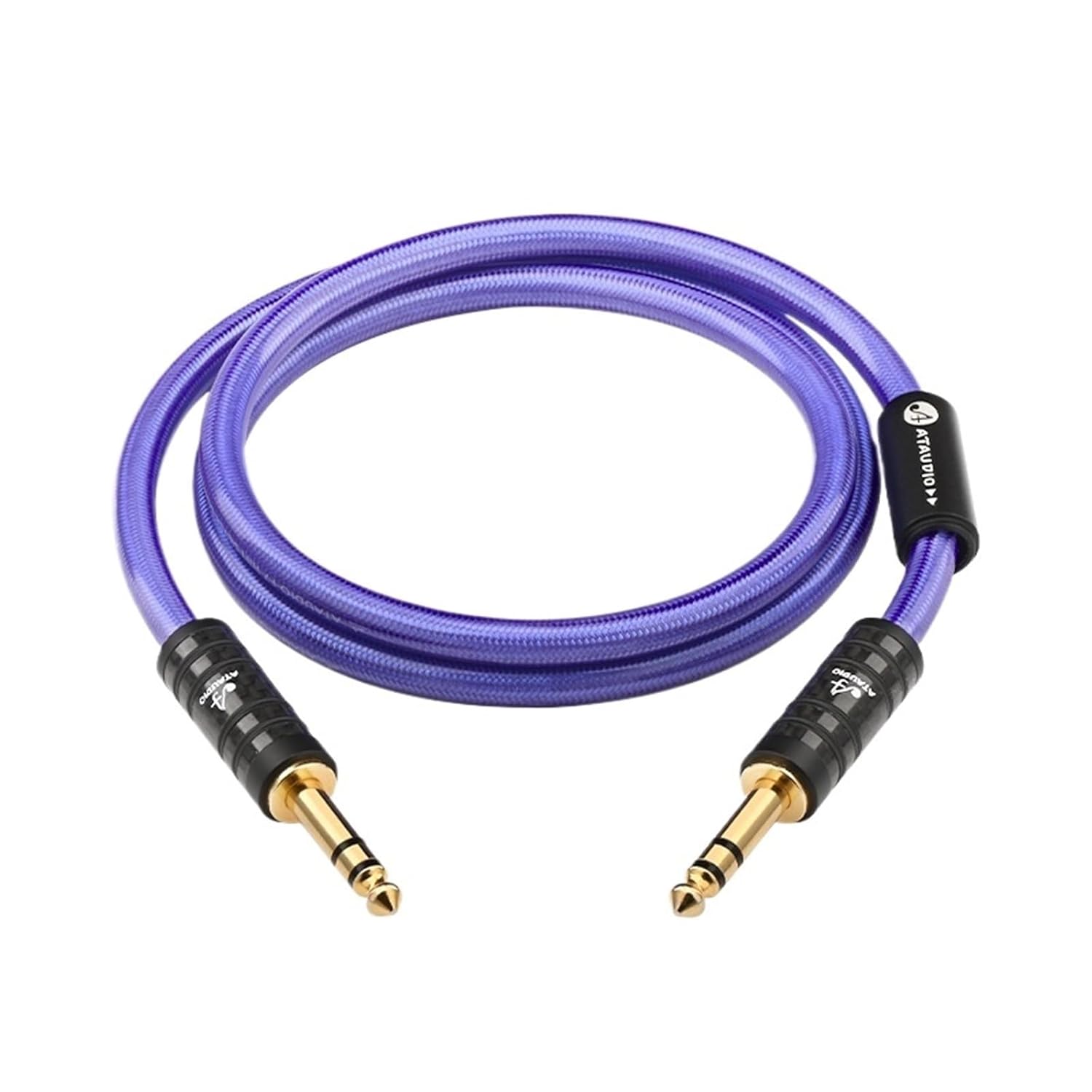 HiFi Stereo Audio 6.5mm TRS Cable Male to Male 6.5 Jack Guitar Instrument Cord for Professional Guitar Bass Amplifier Cable(5m)
