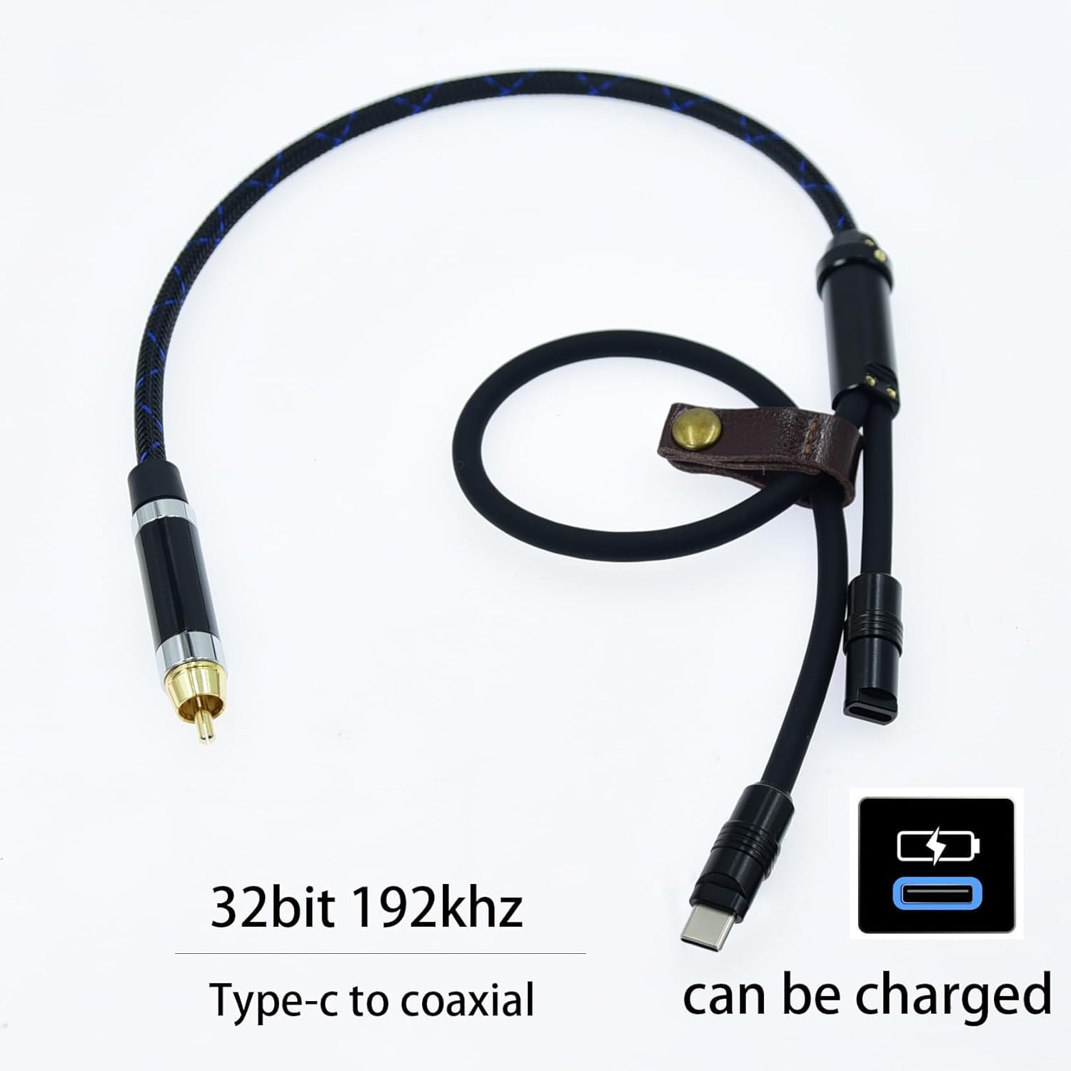 Arklove 20ft Type-c to coaxial Cable Male USB c to Digital coaxial Audio Interface RCA Female Wire Adapter spdif for dac amp Sound Preamp Amplifier DSD64 dsd128 192K