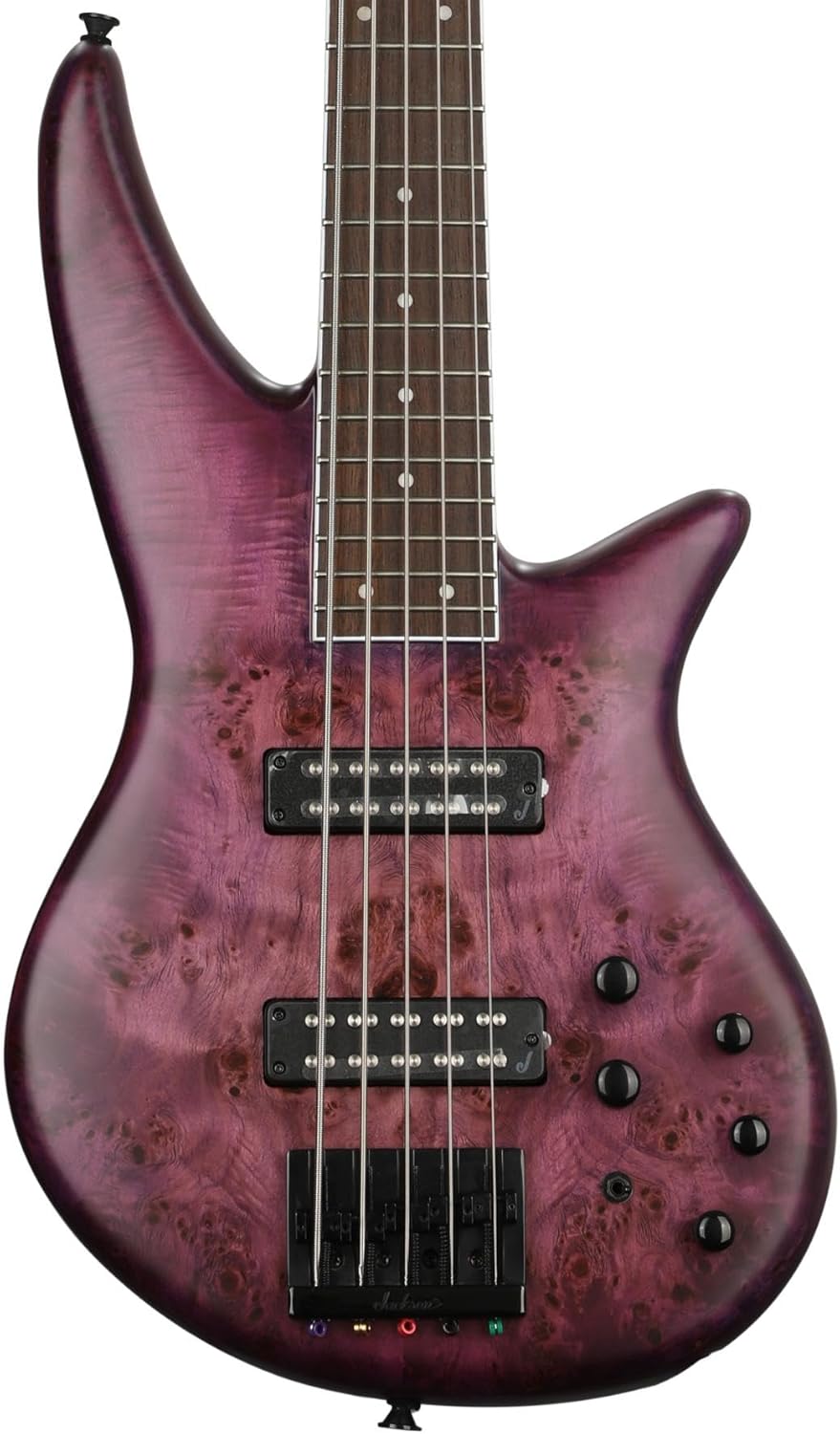 Jackson X Series 5-String Spectra Bass SBXP V, Transparent Purple Burst, Laurel Fingerboard