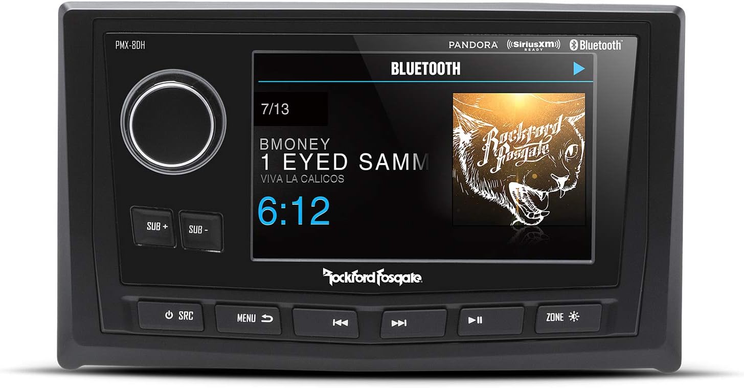Rockford Fosgate PMX-8DH Punch Marine Full Function Wired 5