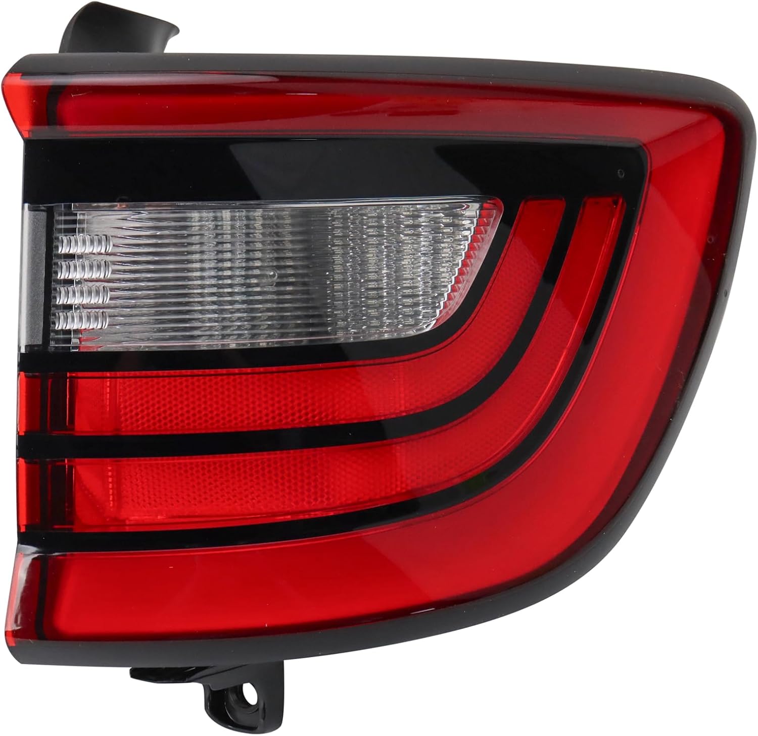 TRQ Passenger Side Outer Tail Light Assembly Compatible with 2014-2022 Dodge Durango CH2801206
