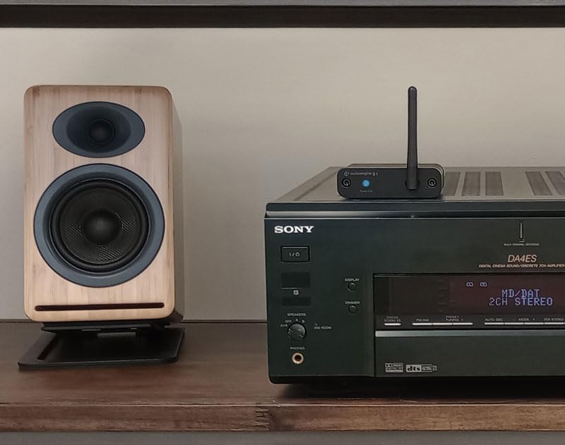 Audioengine B1 5.3 Bluetooth Receiver for Older Classic Stereo Speakers and Sound Systems - Long Range HiFi Adaptive Wireless Up to 32 Bit Audio Music Streamer