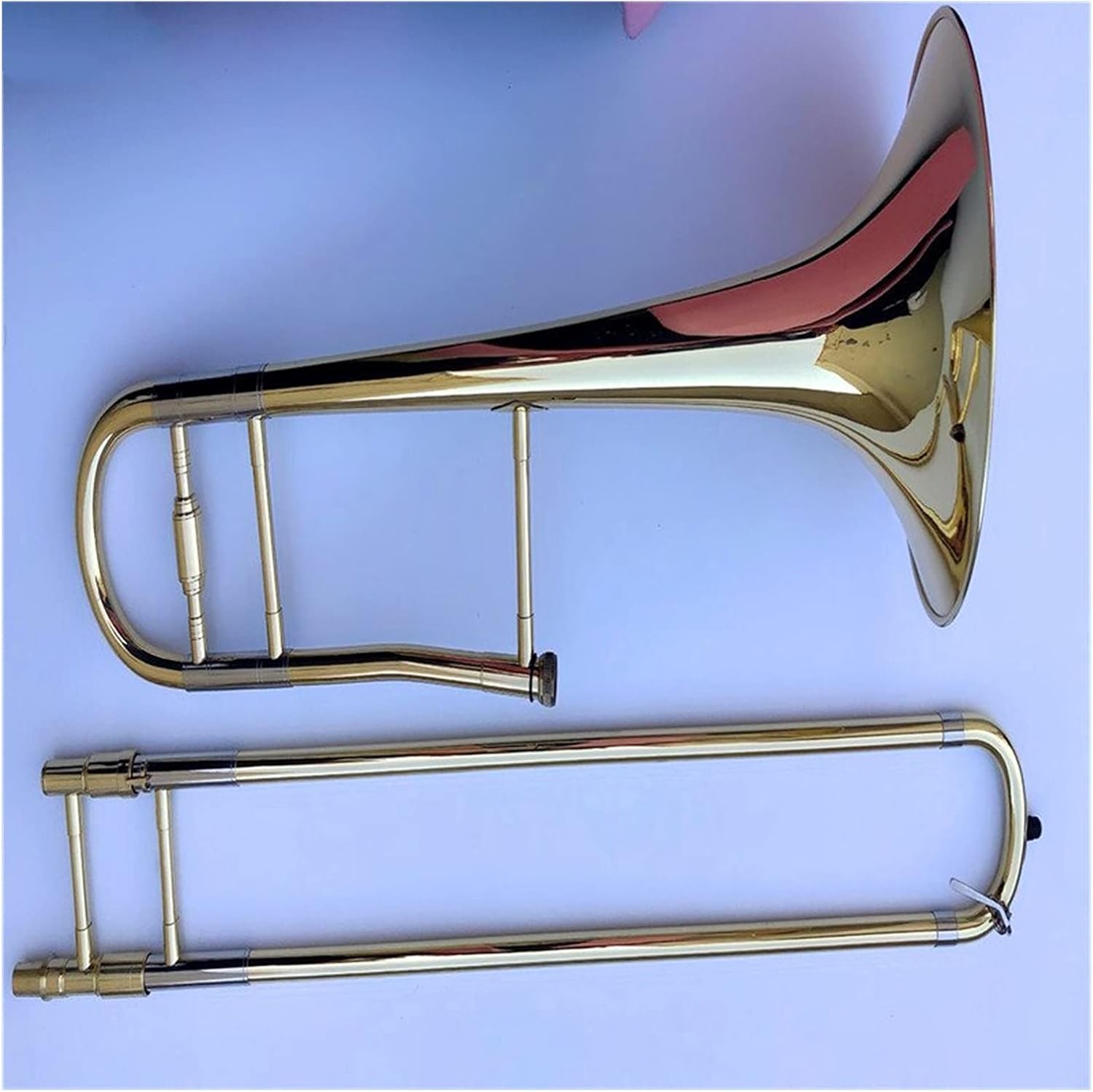 Student Trombone Tenor Bb Trombone Great Metal Technology Sound Paint Shell and Mouthpiece Great Response Tone Trombone Kit