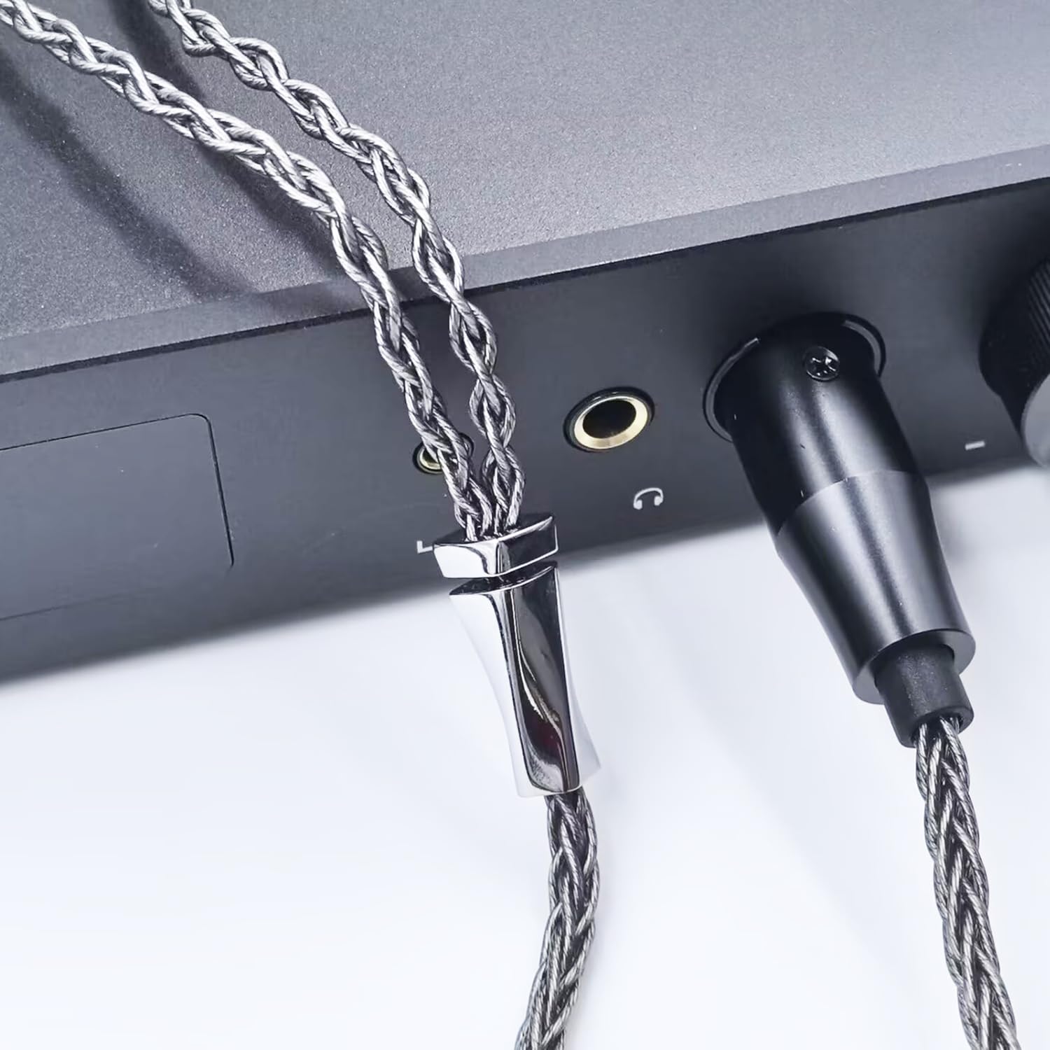 FAAEAL Headphone Cable, 6.5ft Silver-Plated Mixed XLR, Compatible with Audeze LCD Series, Meze Empyrean Elite, Kennerton Thror Vali