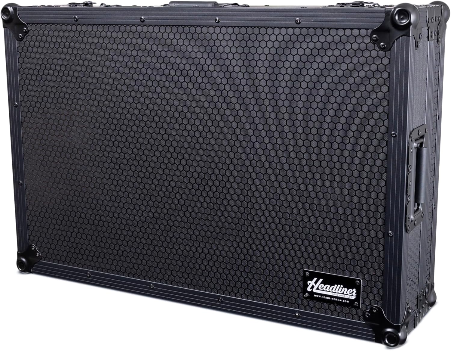 Headliner Pitch Black Low Profile Flight Case Compatible with Pioneer XDJ-RX3 with Wheels