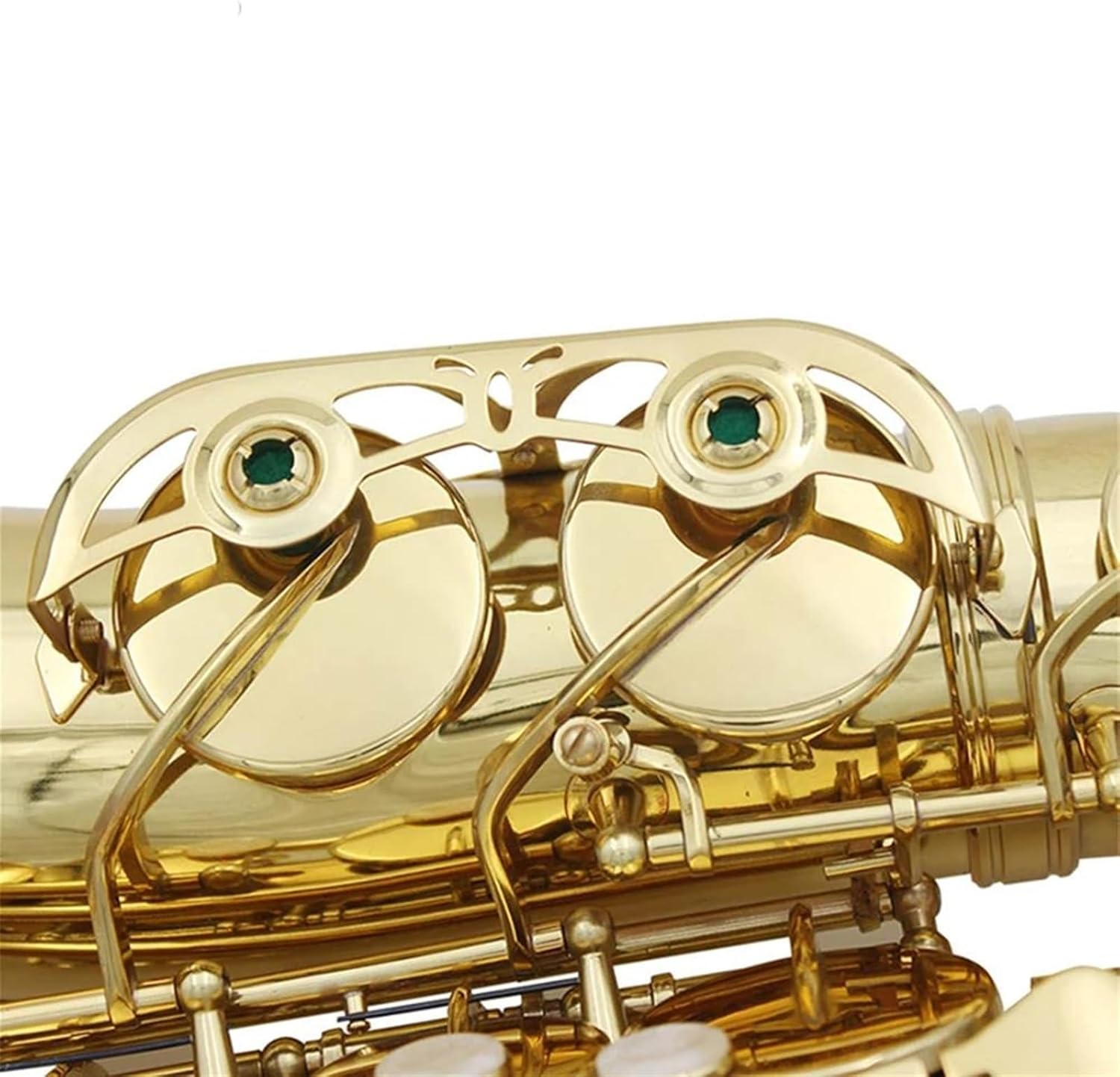 Beginner saxophone Eb Alto Saxophone Brass Gold Lacquer E Flat Sax Woodwind Musical Instrument With Case Saxophone Accessory