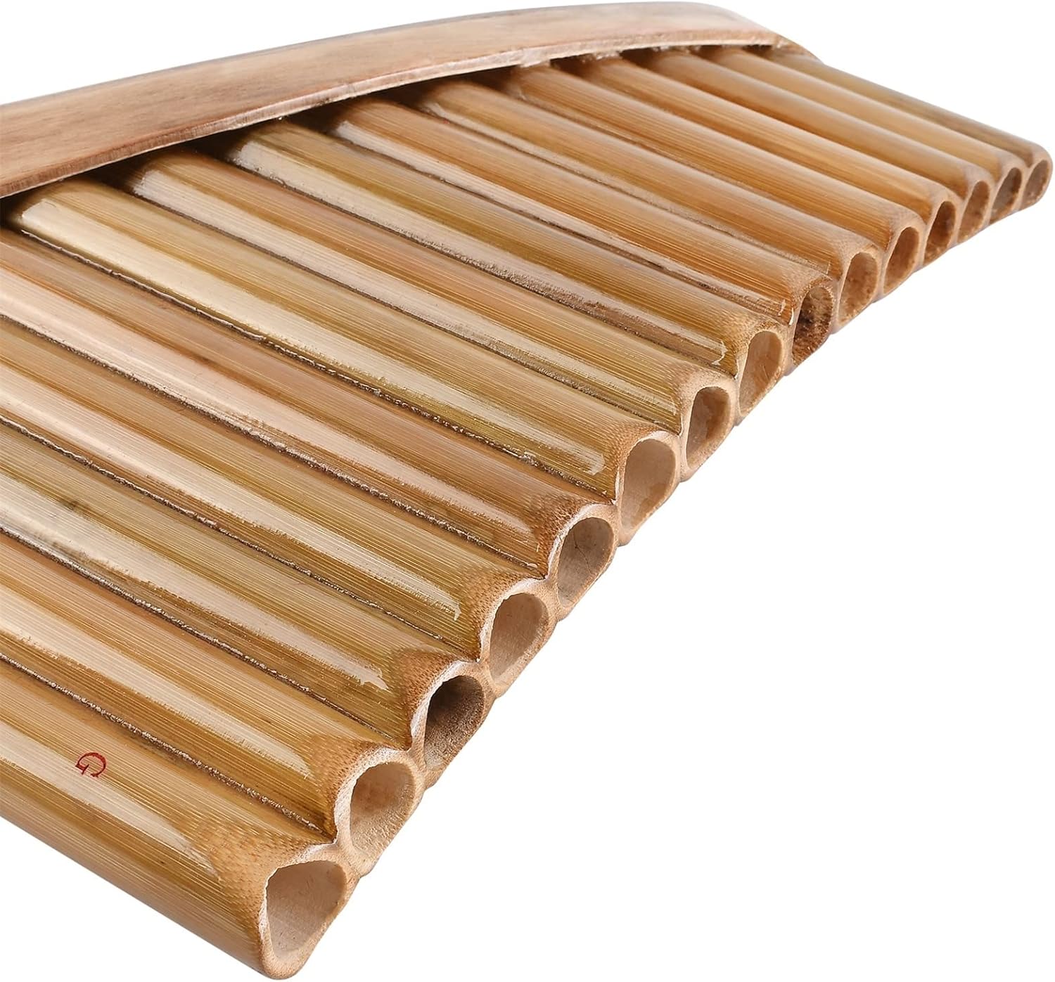 PanPipes Woodwind Instrument 15-Pipe G Key Pan Flute Musical Instrument (Color : A)