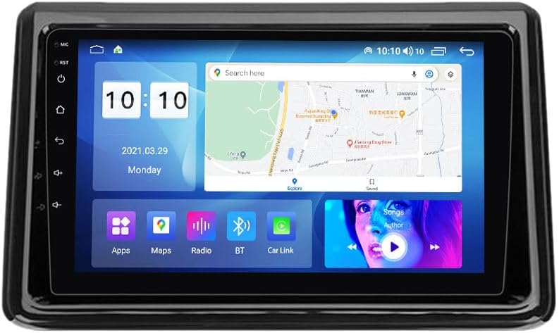 Android Car Stereo for Toyota Noah 2014-2020,9 inch IPS Touchscreen with Upgrade Wireless CarPlay & Android Auto,WiFi/GPS,Support SWC and Subwoofer,4-Core 1+32G