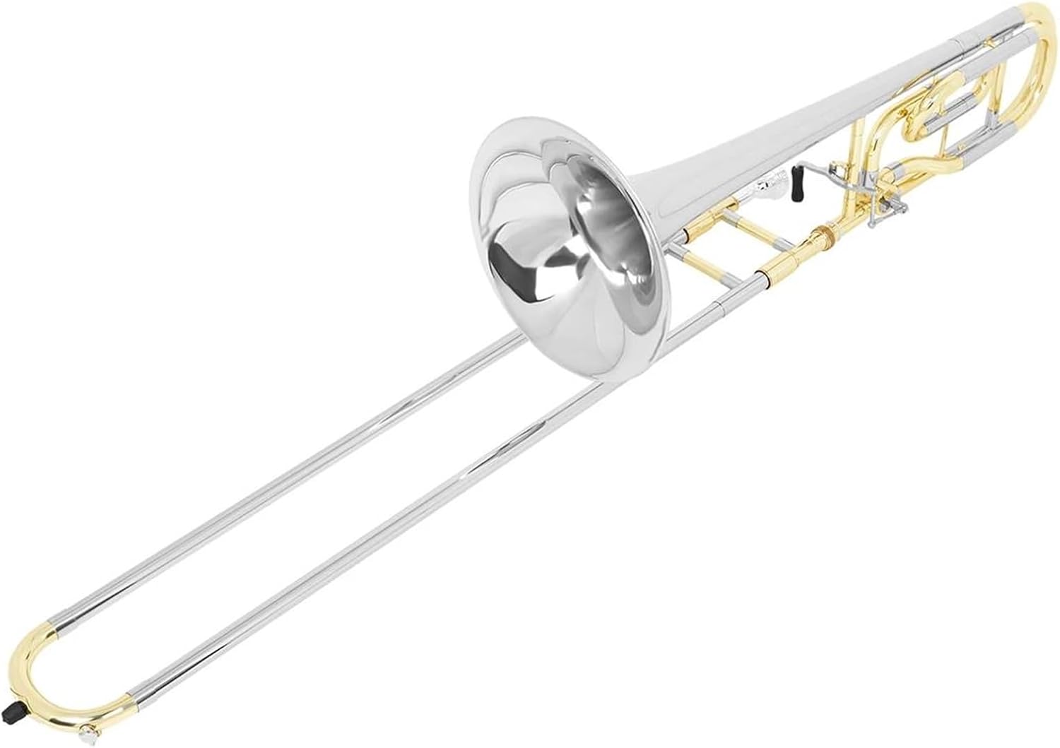 Professionals euphonium Silver Horn Tuning Slide Tone Profesional Brass Musical Instrument Gold Tube Bb/F Tenor Trombone