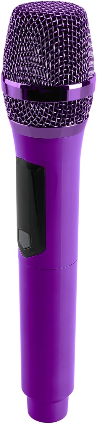 Pop Star Infinity: Portable Karaoke Speaker & Mic, Powerful Bluetooth Karaoke Speaker with Wireless Microphone & LED Lights