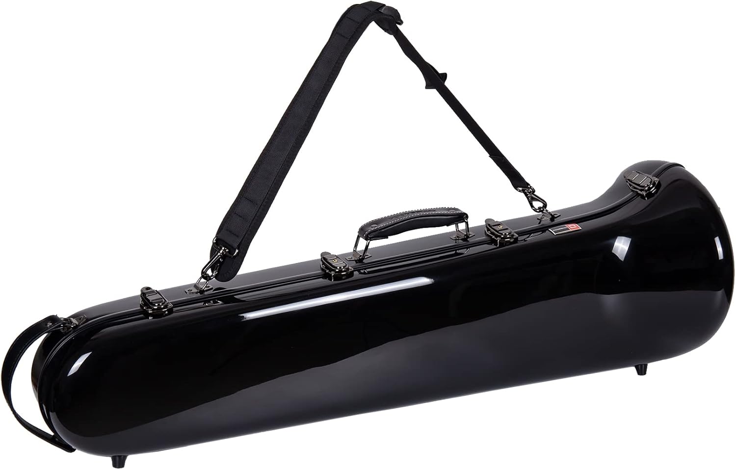 Crossrock CRF1000TBBK F-Trigger or Straight Trombone Case- Fiberglass- Backpackable-Black