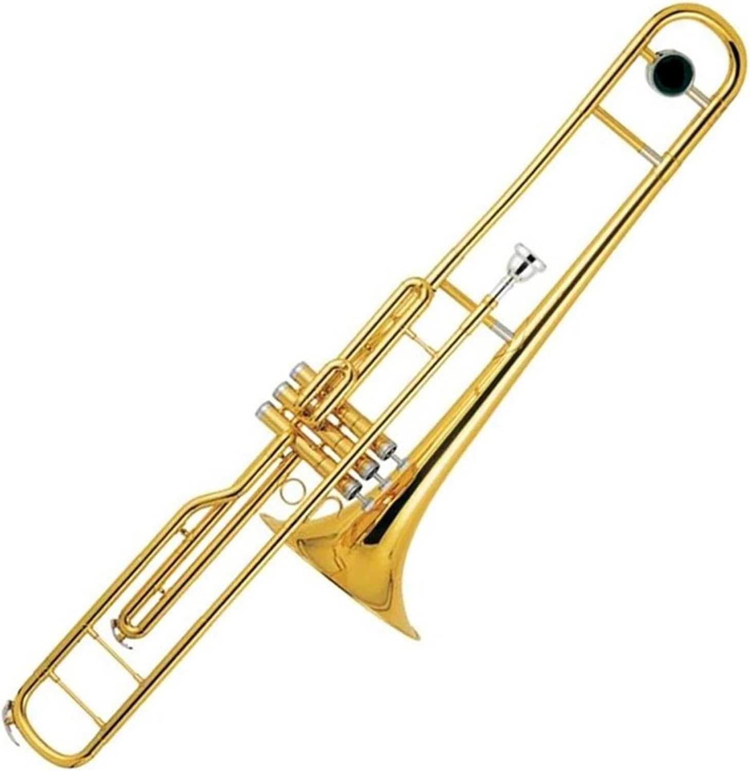 Professionals euphonium Gold Lacquer C Key Piston Valves Trombone