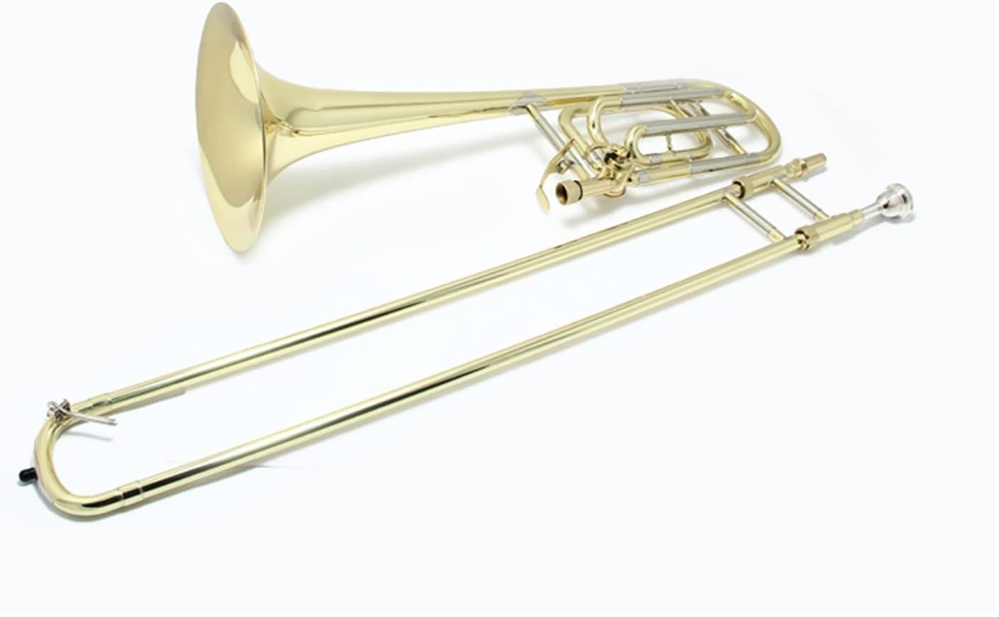 FLFL Student Trombone B-Flat-F to F-Tone Sandhi Tenor Trombone Cupronickel Wind Instrument