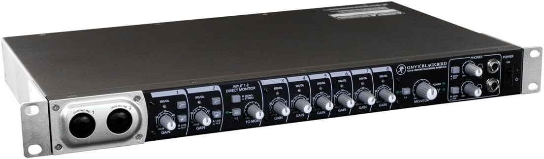 Mackie Onyx Blackbird Premium 16x16 FireWire Recording Interface with Tracktion 3 Music Production Software