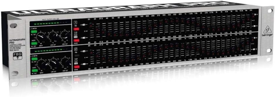 Behringer Ultragraph Pro Fbq3102 Ultra-Musical 31-Band Stereo Graphic Equalizer With Fbq Feedback Detection System